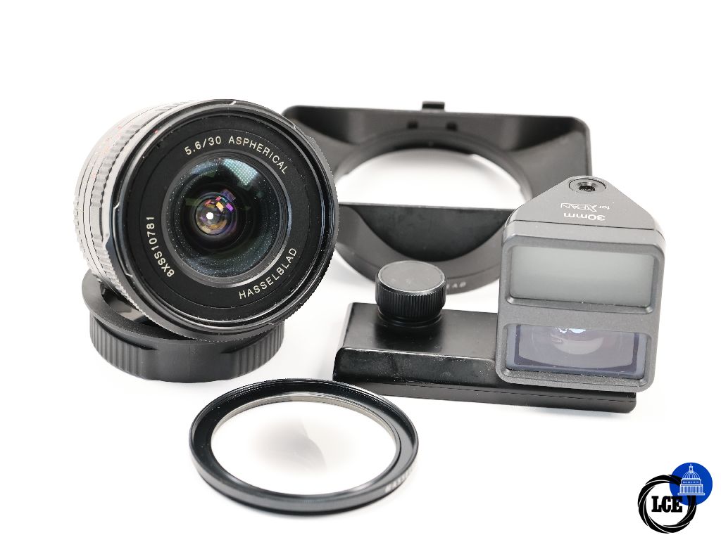 Hasselblad 30mm F5.6 with Centre Filter and Finder Hasselblad 30mm F5.6 with Centre Filter and Finder