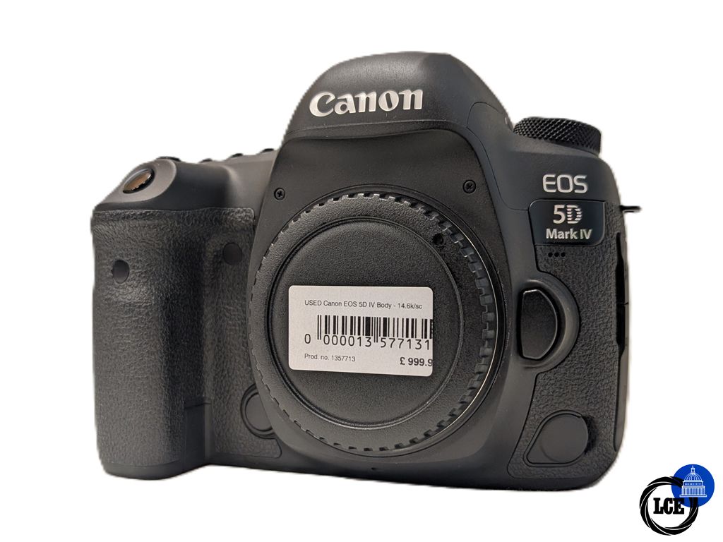 Canon EOS 5D IV Body - 14.6k Shutter Count Canon EOS 5D IV Body - 14.6k Shutter Count