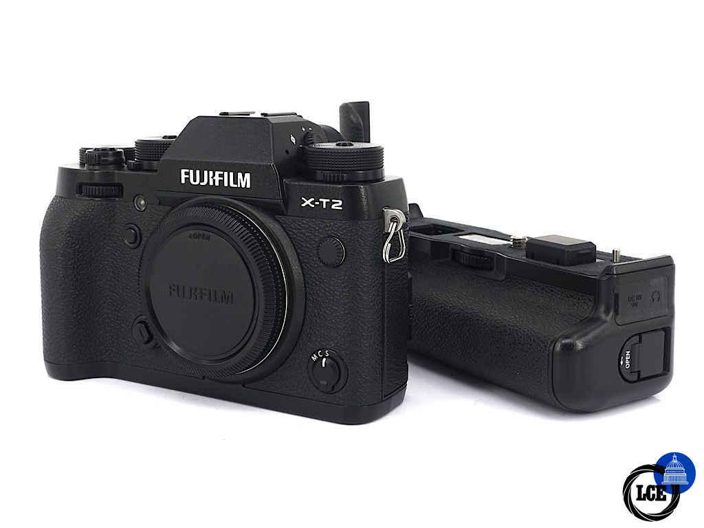 FujiFilm X-T2 Body Black + VPB-XT2 Grip - Boxed | 4* FujiFilm X-T2 Body Black + VPB-XT2 Grip - Boxed | 4*