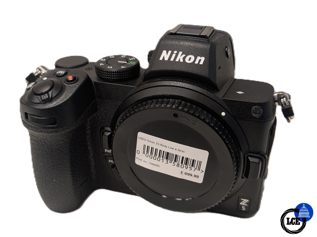 Nikon Z5 Body - Low 4.3k Shutter Count! Nikon Z5 Body - Low 4.3k Shutter Count!