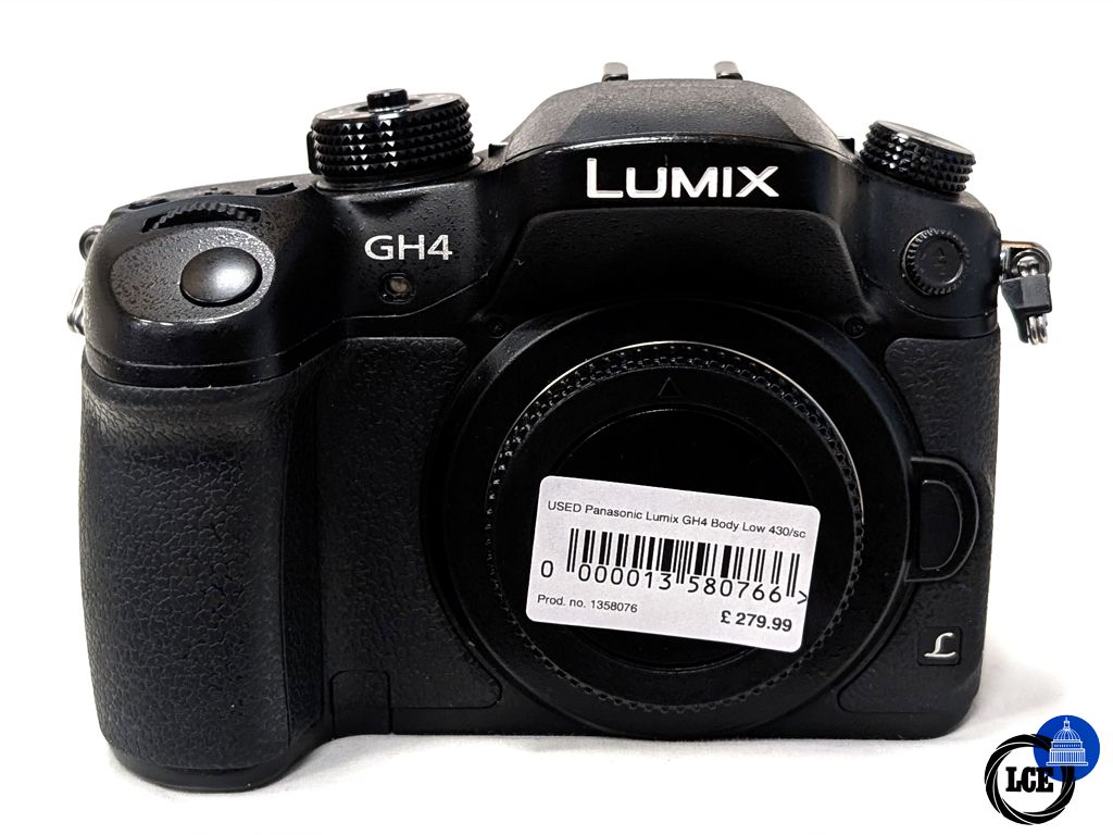 Panasonic Lumix GH4 Body - Very Low 430/SC! Panasonic Lumix GH4 Body - Very Low 430/SC!