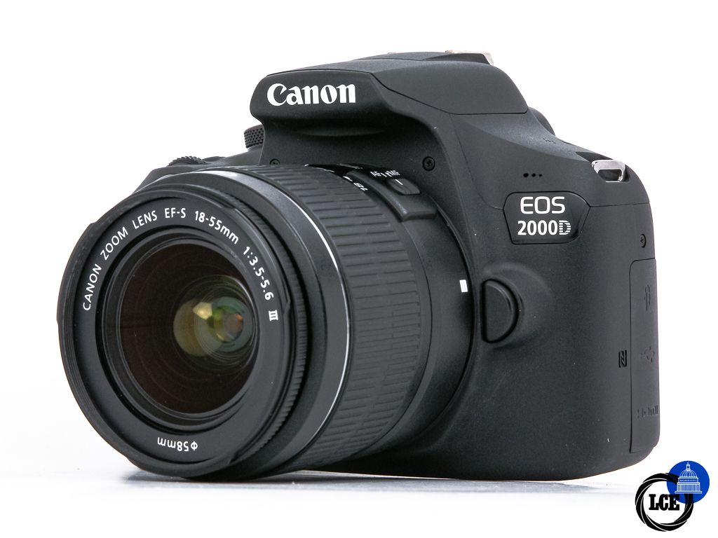 Canon EOS 2000D + 18-55mm III **3k Shutter Count** Canon EOS 2000D + 18-55mm III **3k Shutter Count**