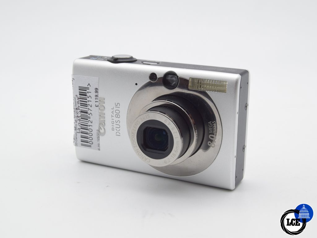 Canon IXUS 80 IS (CCD Sensor) Canon IXUS 80 IS (CCD Sensor)