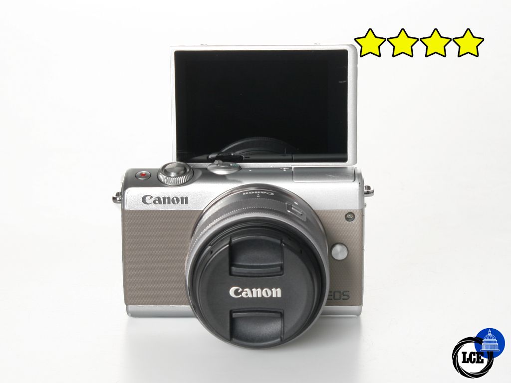 Canon EOS M100+15-45 IS STM Silver (BOXED)