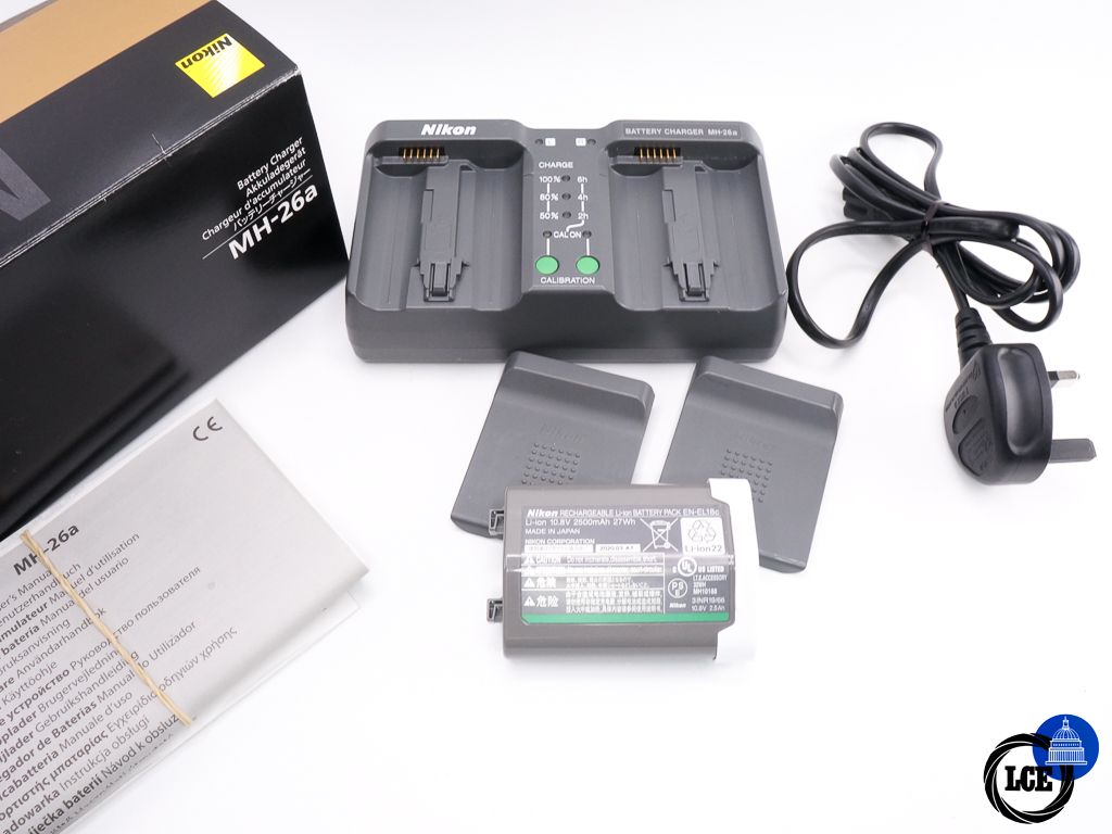 Nikon MH-26a Battery Charger + Battery