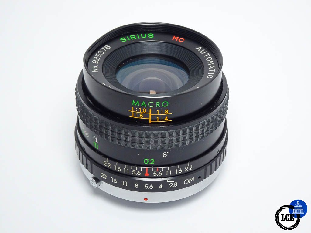 Sirius 28mm f/2.8 MC OM *Haze, Dent*