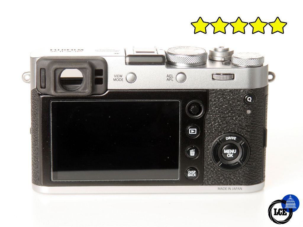 FujiFilm X100F Silver (BOXED) Low Shutter Count 1,700