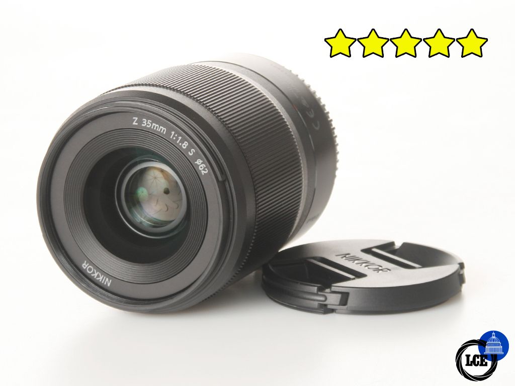 Nikon Z 35mm f/1.8 S (BOXED) with Hood