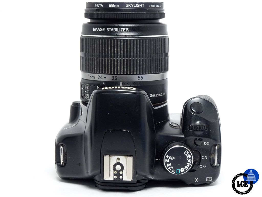 Canon 450D + 18-55mm IS Missing port cover