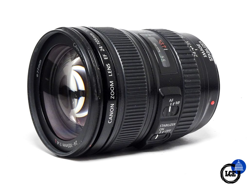 Canon EF 24-105mm f/4 L IS USM *gritty manual focus*