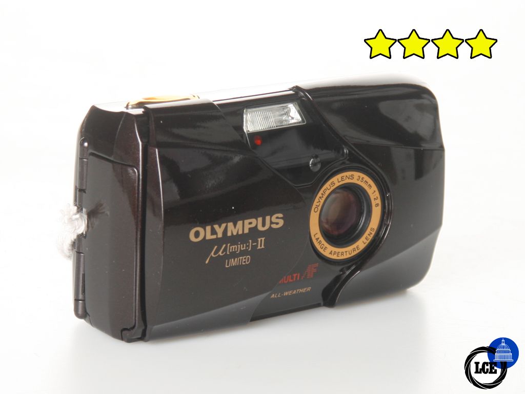 Olympus mju-II Limited Edition (35mm Compact Camera) with Original Case and Strap