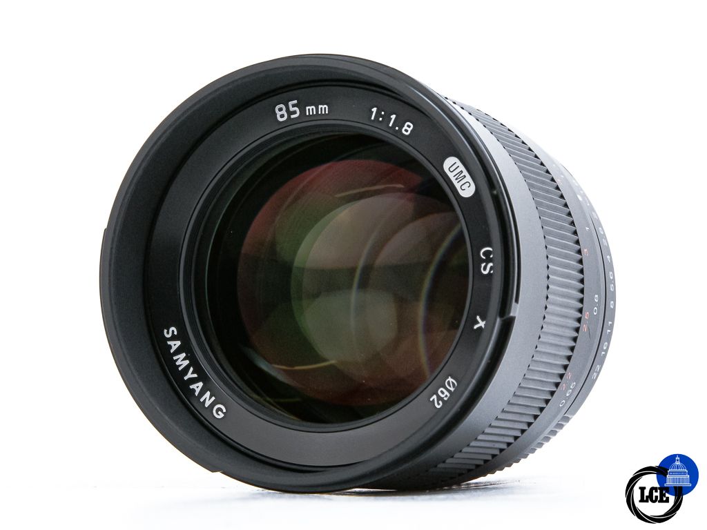 Samyang 85mm f1.8 USM CS Fujifilm X Mount