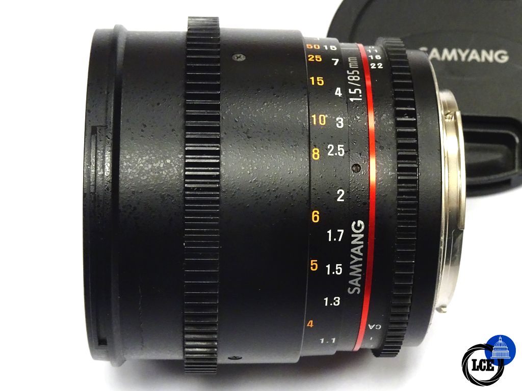 Samyang 85mm F1.5 AS IF  UMC II  Manual focus