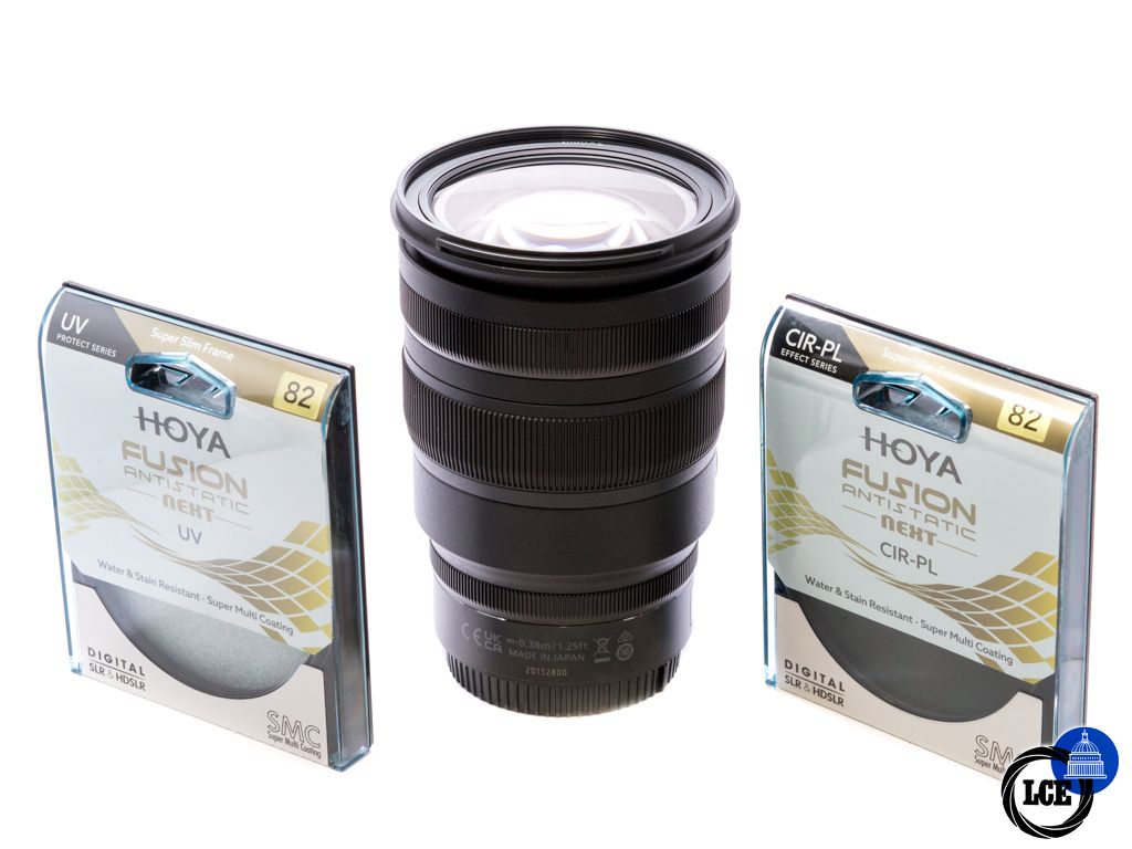 Nikon Z 24-70mm f2.8 S + Hoya Fusion UV & CPL *Boxed*