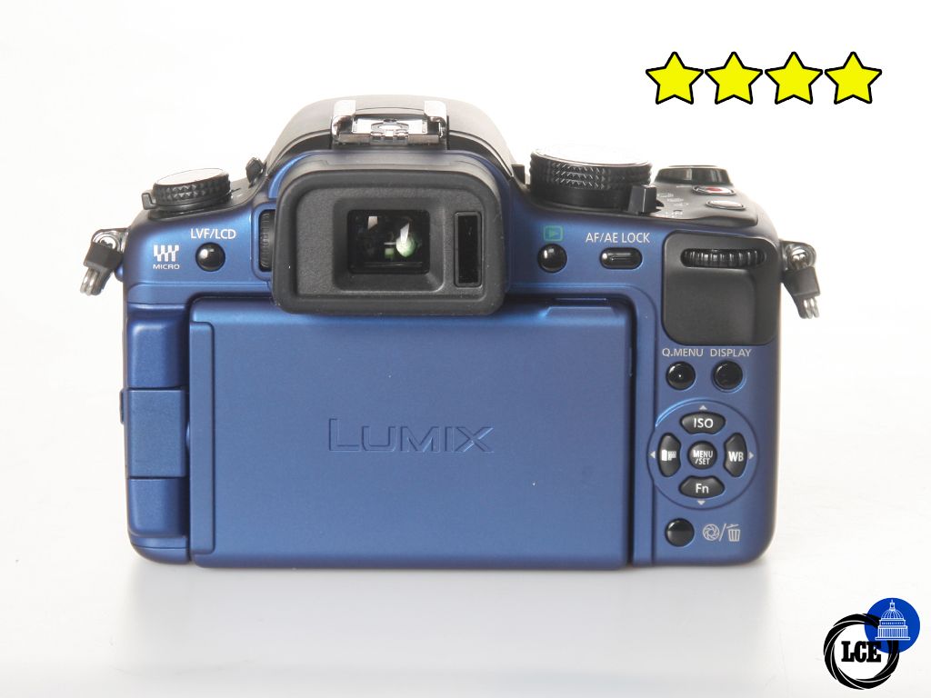 Panasonic Lumix DMC-G2K Blue+14-45mm (BOXED) Low Shutter Count 2,483