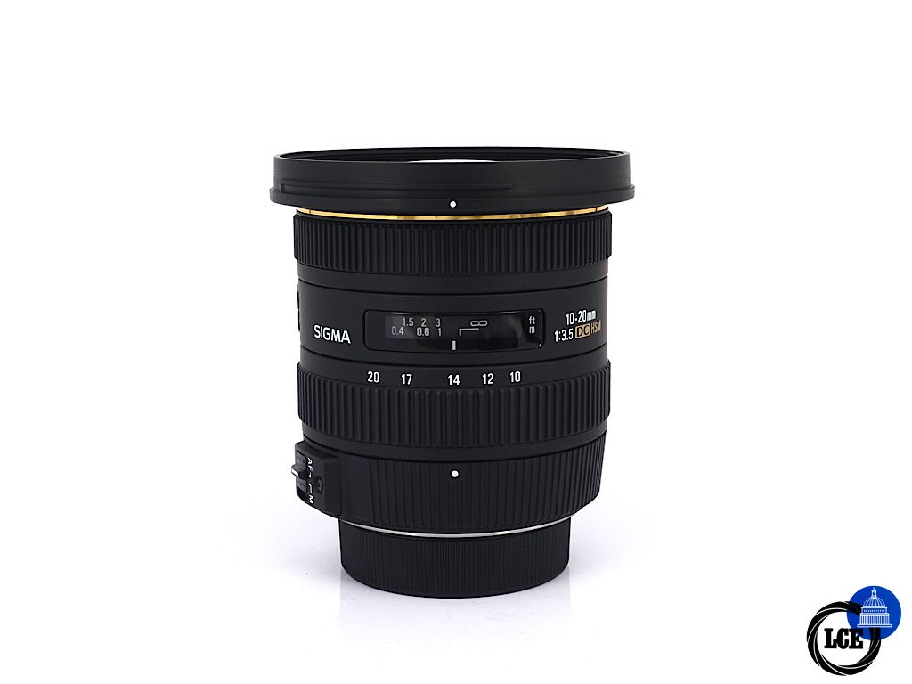 Sigma 10-20mm F3.5 DC HSM Nikon Fit + Case | 4*