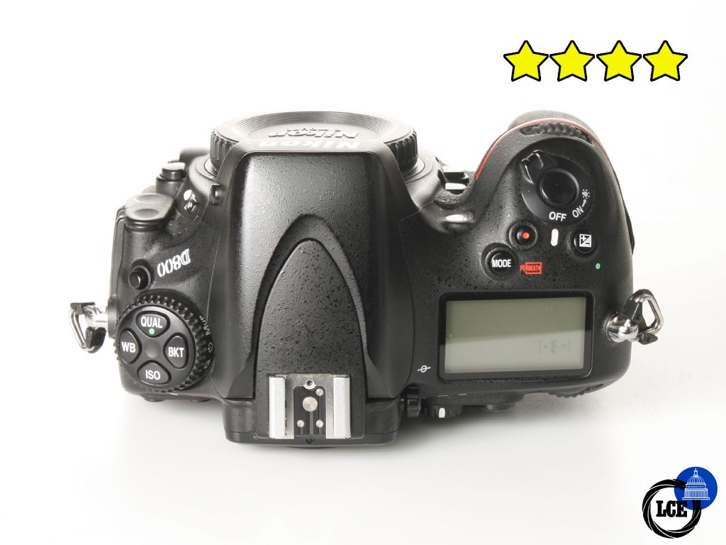 Nikon D800 BODY FX (BOXED) Shutter Count 59,857