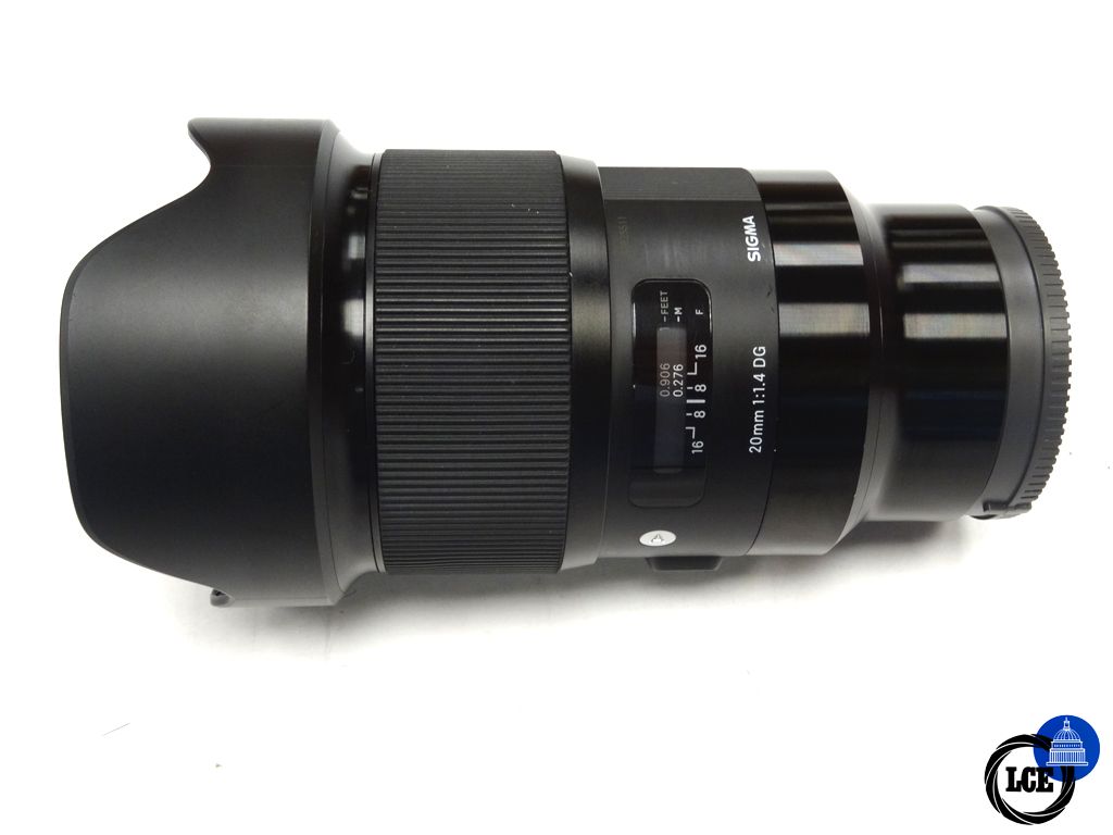 Sigma 20mm f1.4 DG Art For Sony FE