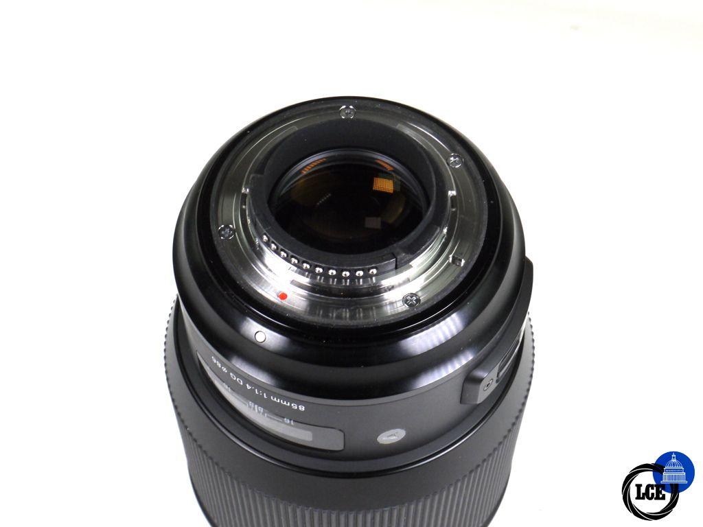 Sigma DG 85mm F1.4 HSM - ART - Nikon AF-S Fitting