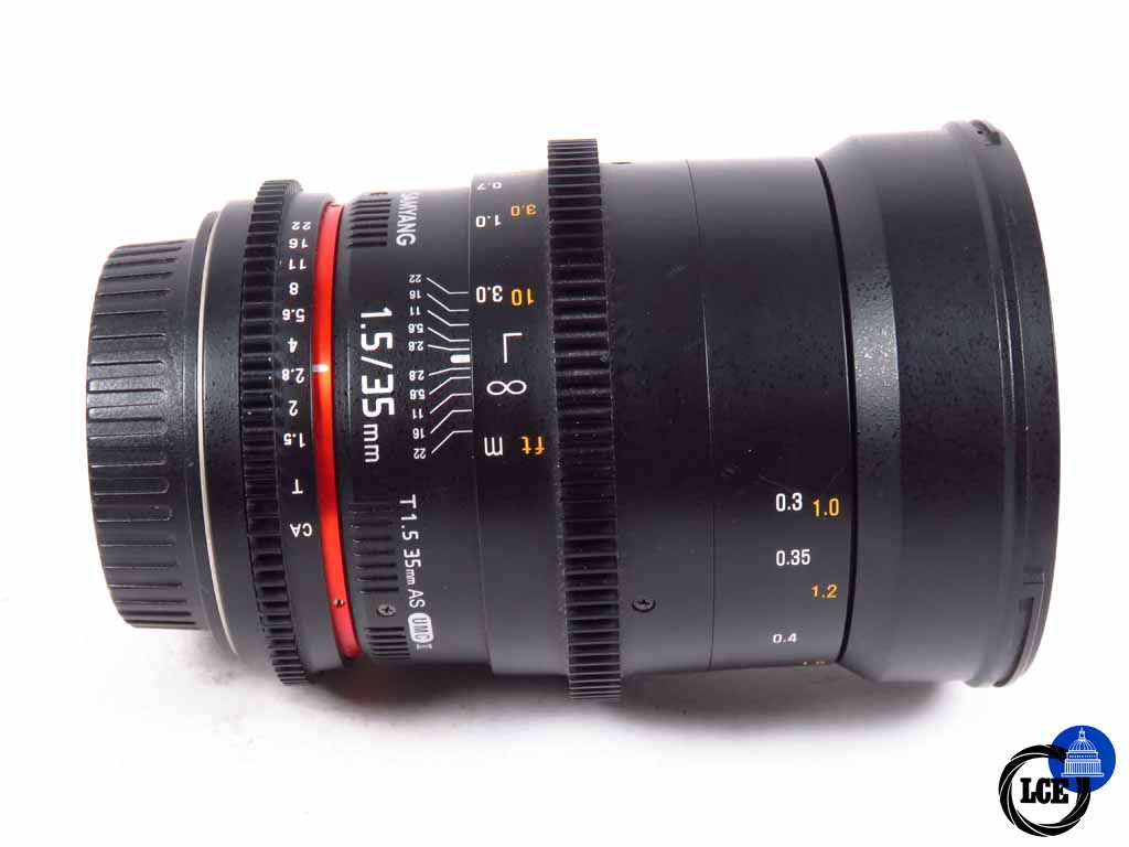 Samyang 35mm f1.5 EOS Fit Declicked AS UMC II