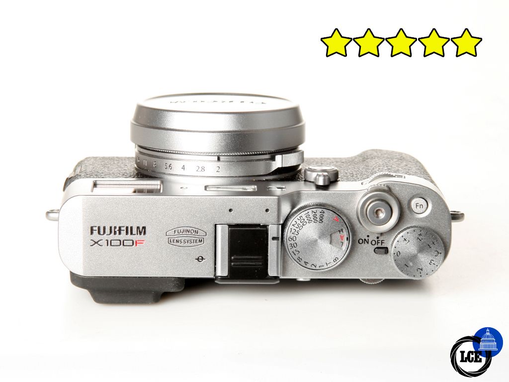 FujiFilm X100F Silver (BOXED) Low Shutter Count 1,700