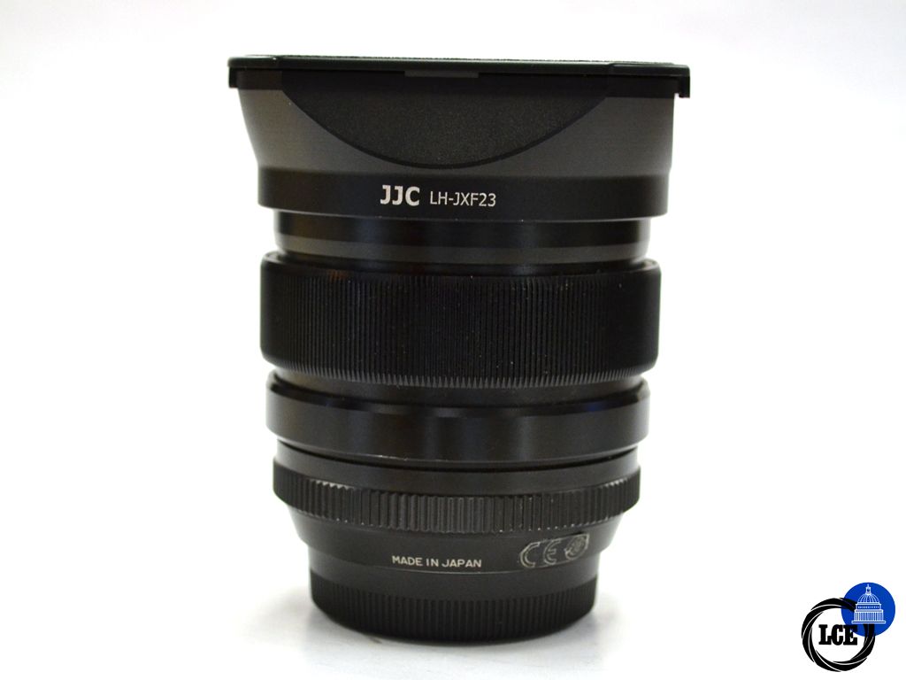 FujiFilm 23mm F1.4 XF R + JJC Square hood