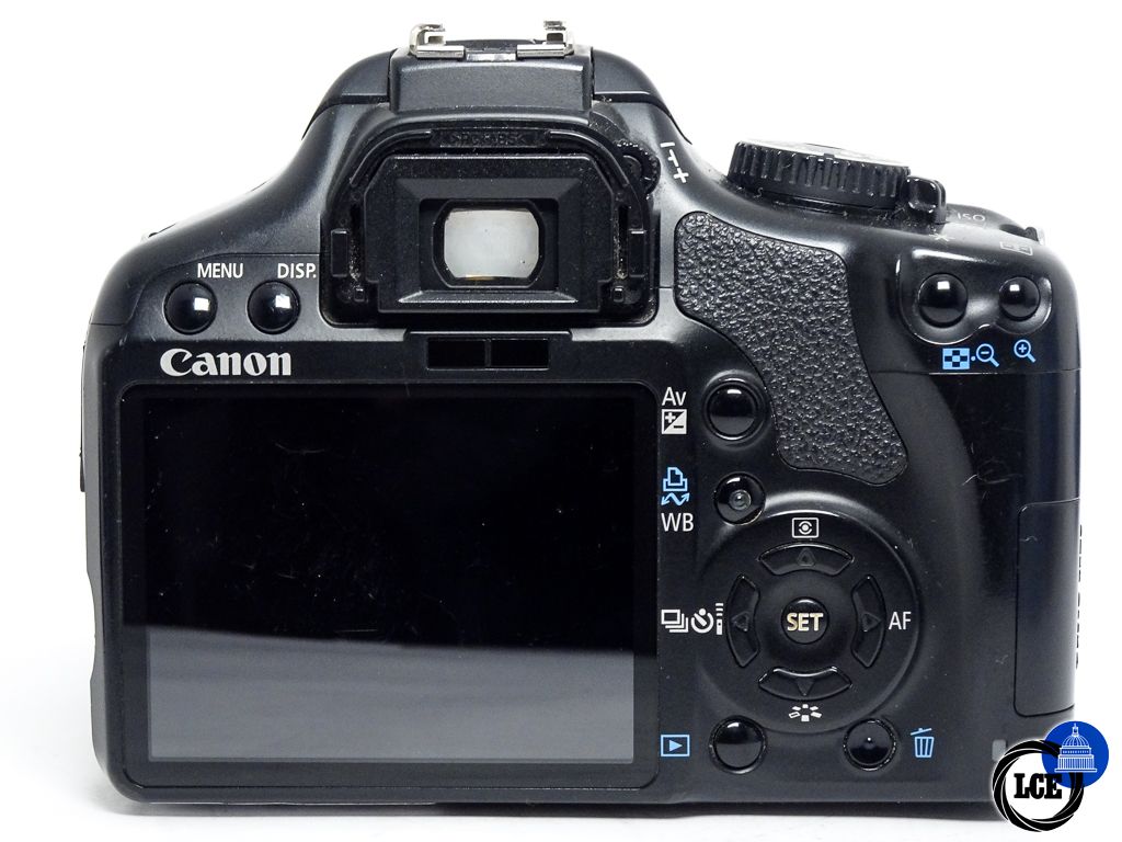 Canon 450D + 18-55mm IS Missing port cover