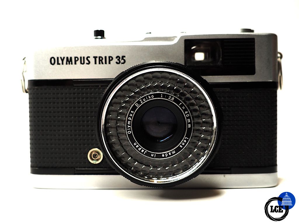 Olympus Trip 35 with case