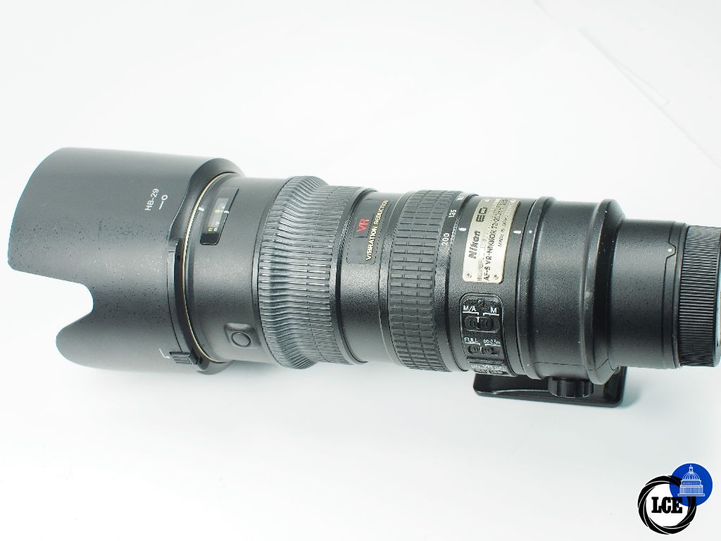 Nikon FX 70-200mm f2.8G AF-S VR ED