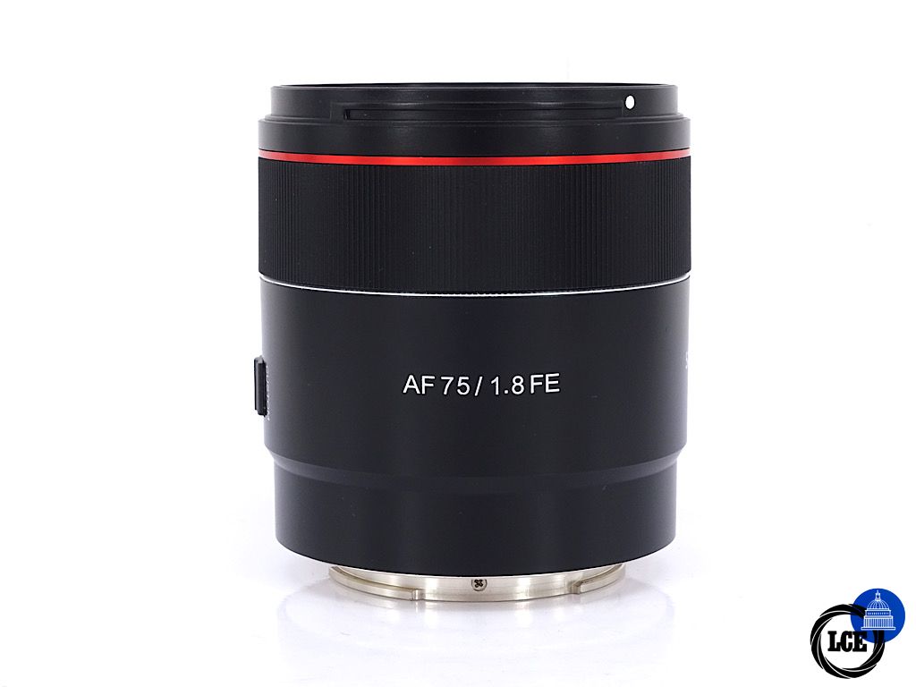 Samyang AF 75mm F1.8 Sony FE + Case | 5*