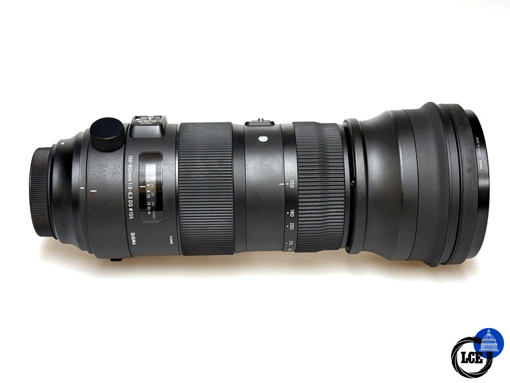 Sigma 150-600mm F 5-6.3 DG OS Sport Canon fit + Sigma 95mm Filter 