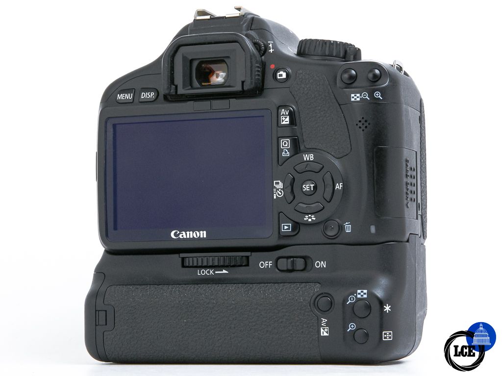 Canon EOS 550D + 18-55mm IS + BG-E8 **18k Shutter Count**