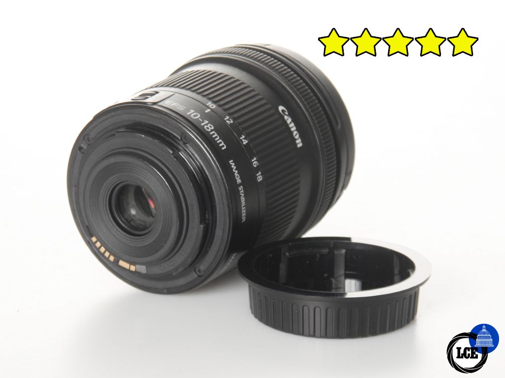 Canon EF-S 10-18mm f/4.5-5.6 IS STM (BOXED) with Hood