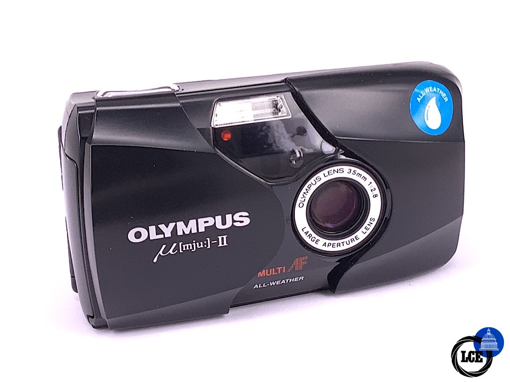 Olympus MJU II Black, with original packaging 