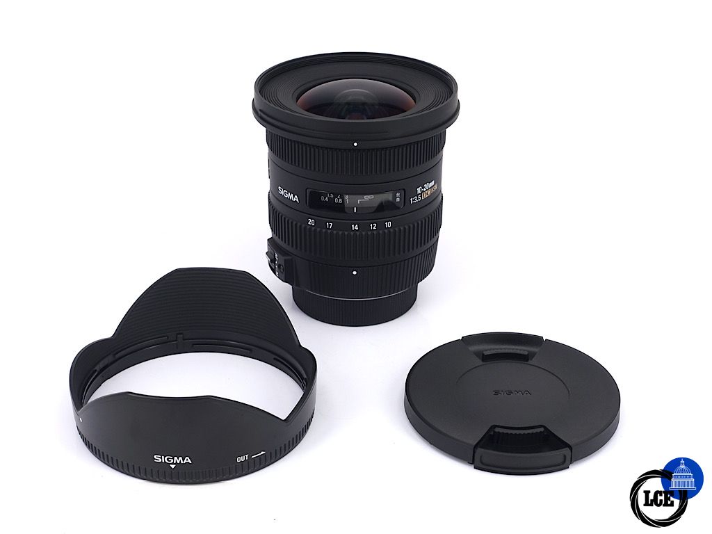 Sigma 10-20mm F3.5 DC HSM Nikon Fit + Case | 4*