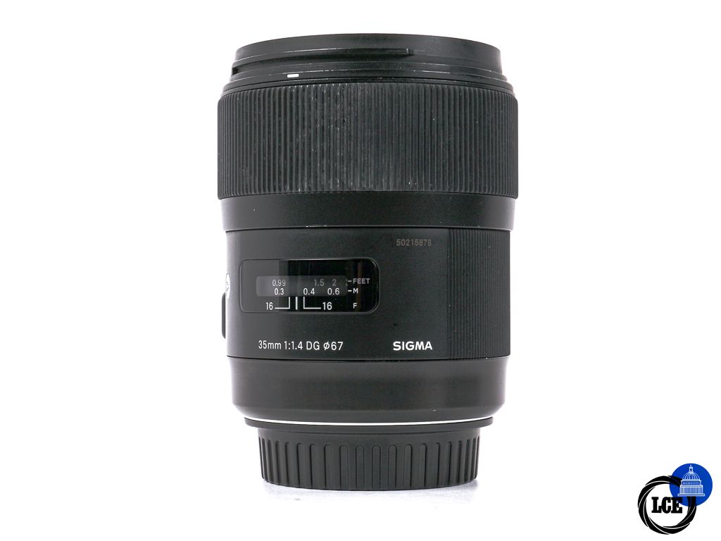 Sigma 35mm f1.4 DG 'A' Canon EF Mount