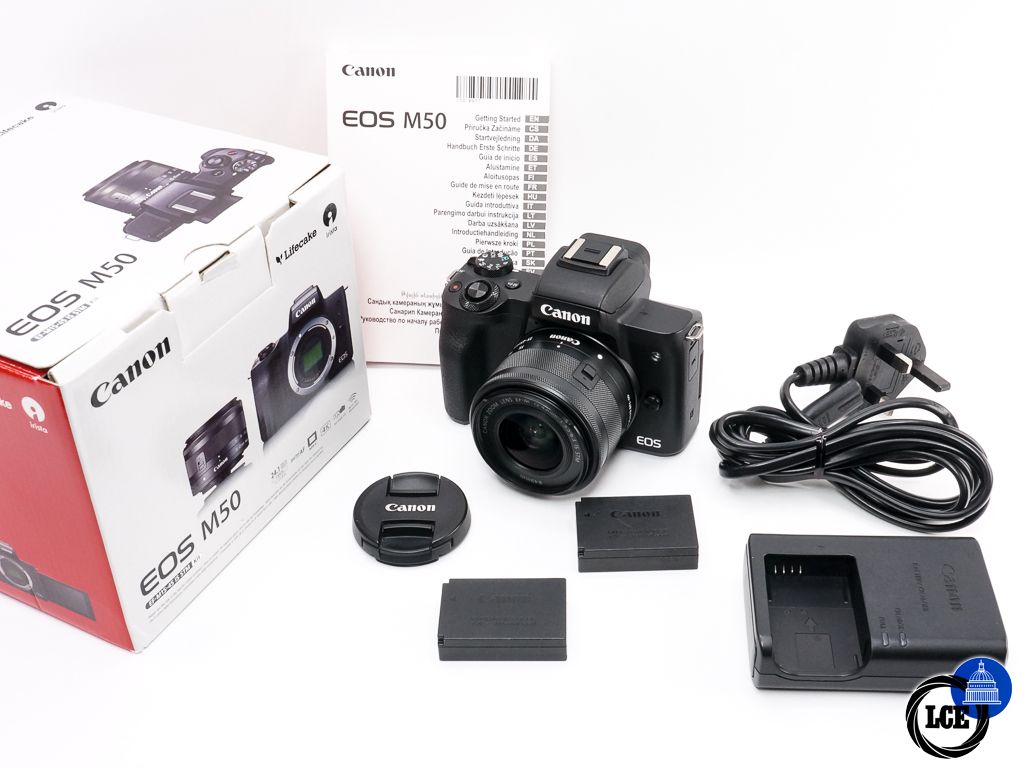 Canon EOS M50 + 15-45mm IS STM * LOW SHUTTER COUNT *