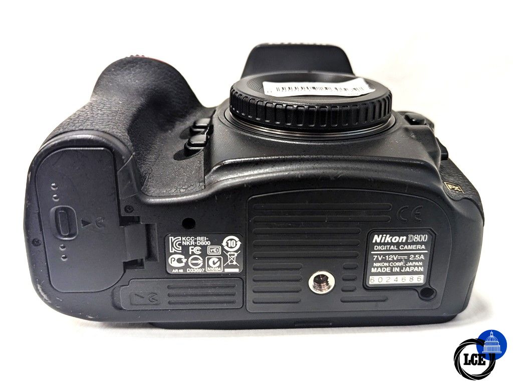 Nikon D800 Body - Shutter Count 11.6k