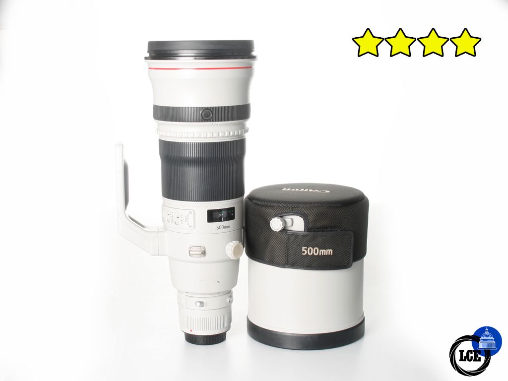 Canon EF 500mm f4 L IS II USM (with Hood)