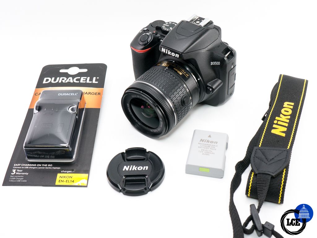 Nikon D3500 + AF-P 18-55mm VR * LOW SHUTTER COUNT *