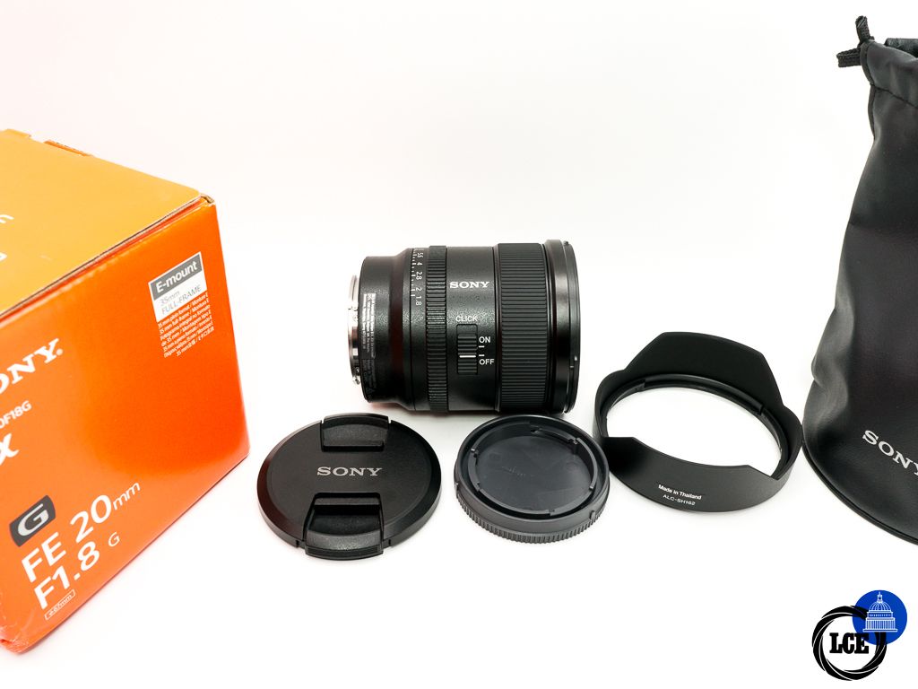 Sony FE 20mm F1.8 G * MINT & BOXED *