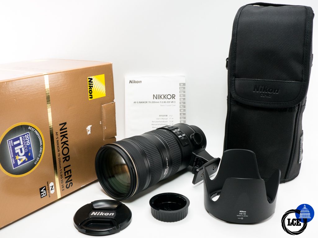 Nikon AF-S 70-200mm F2.8G II ED VR *BOXED*