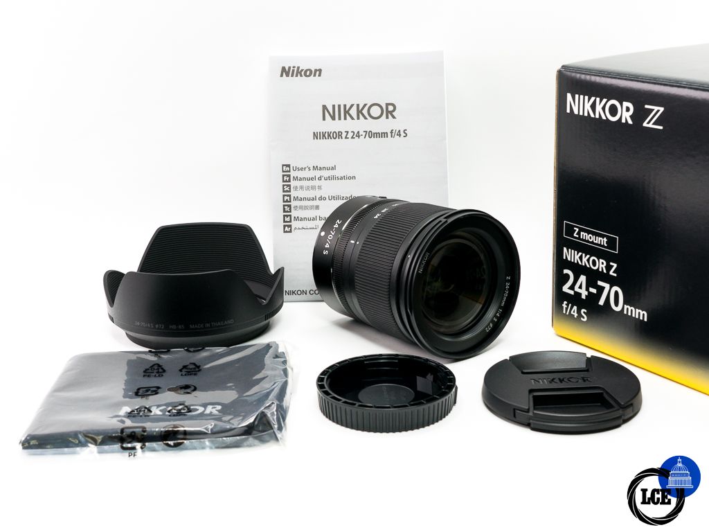 Nikon Z 24-70mm F4 S + NIKON NC Filter * BOXED *