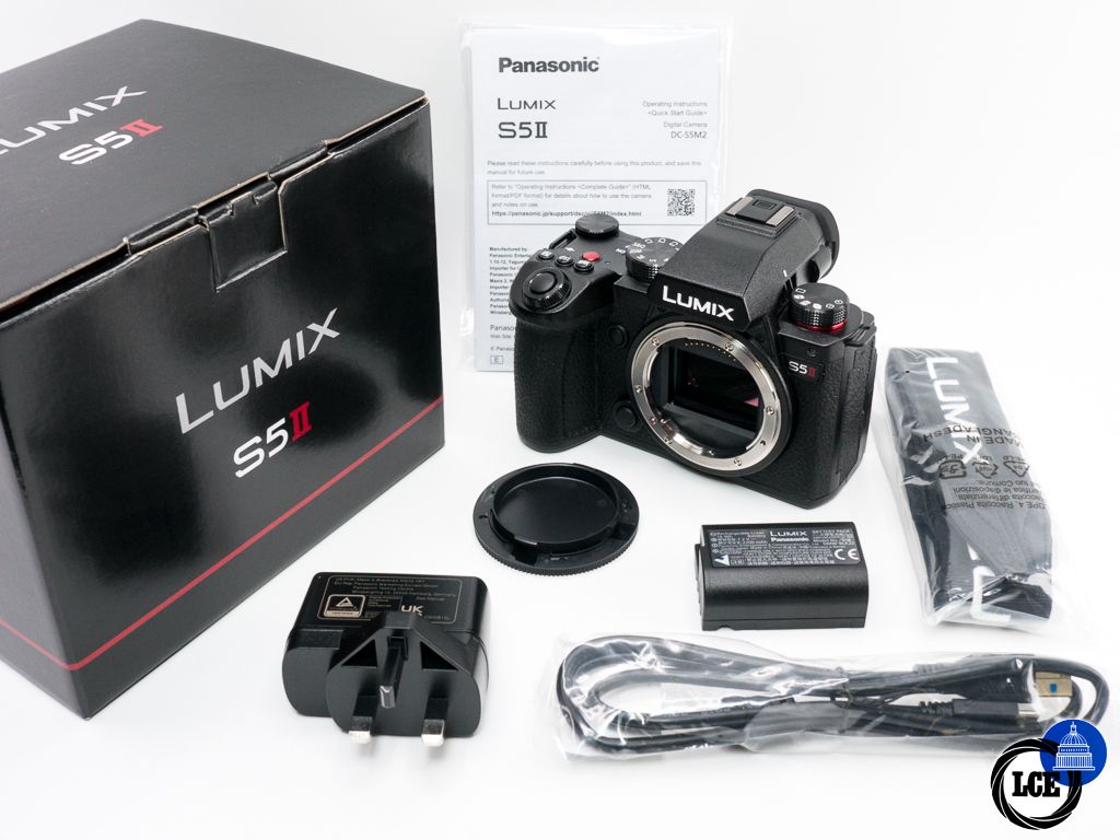 Panasonic Lumix S5 II Body * BOXED LIKE NEW & VERY LOW SHUTTER COUNT *