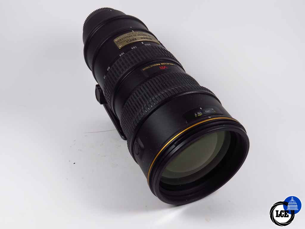 Nikon 70-200mm f2.8 AFS VR MKI