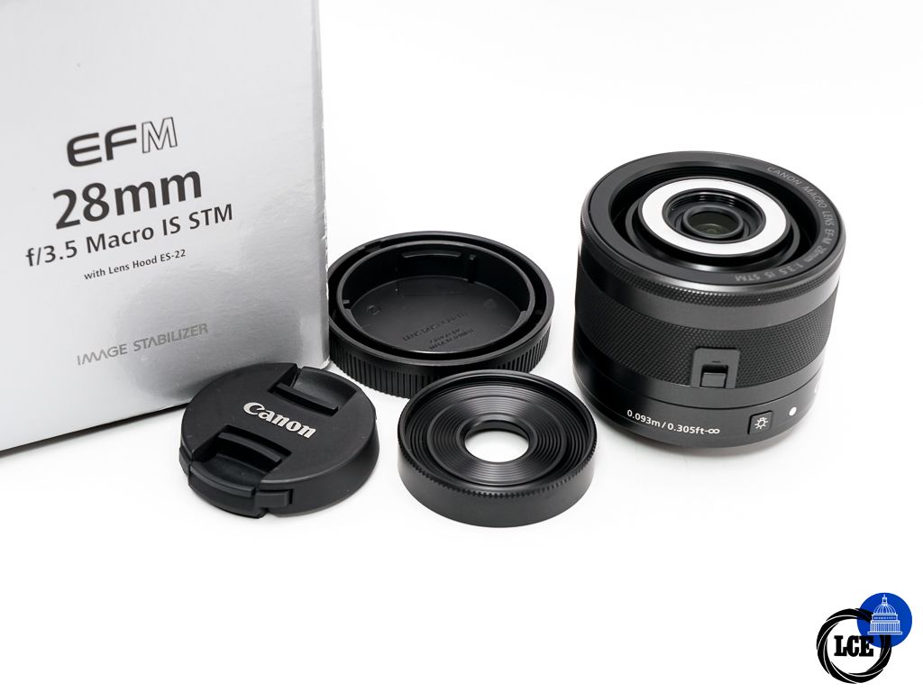 Canon EF-M 28mm F3.5 Macro IS STM * BOXED *