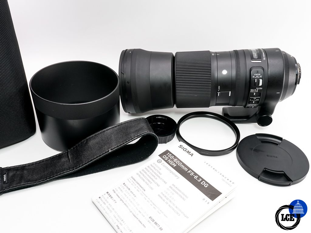 Sigma 150-600mm F5-6.3 (c) DG OS HSM + Filter