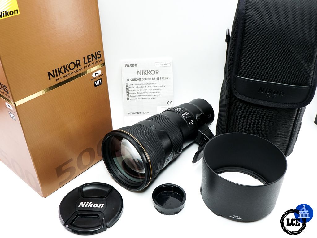 Nikon AF-S 500mm F5.6E PF ED VR