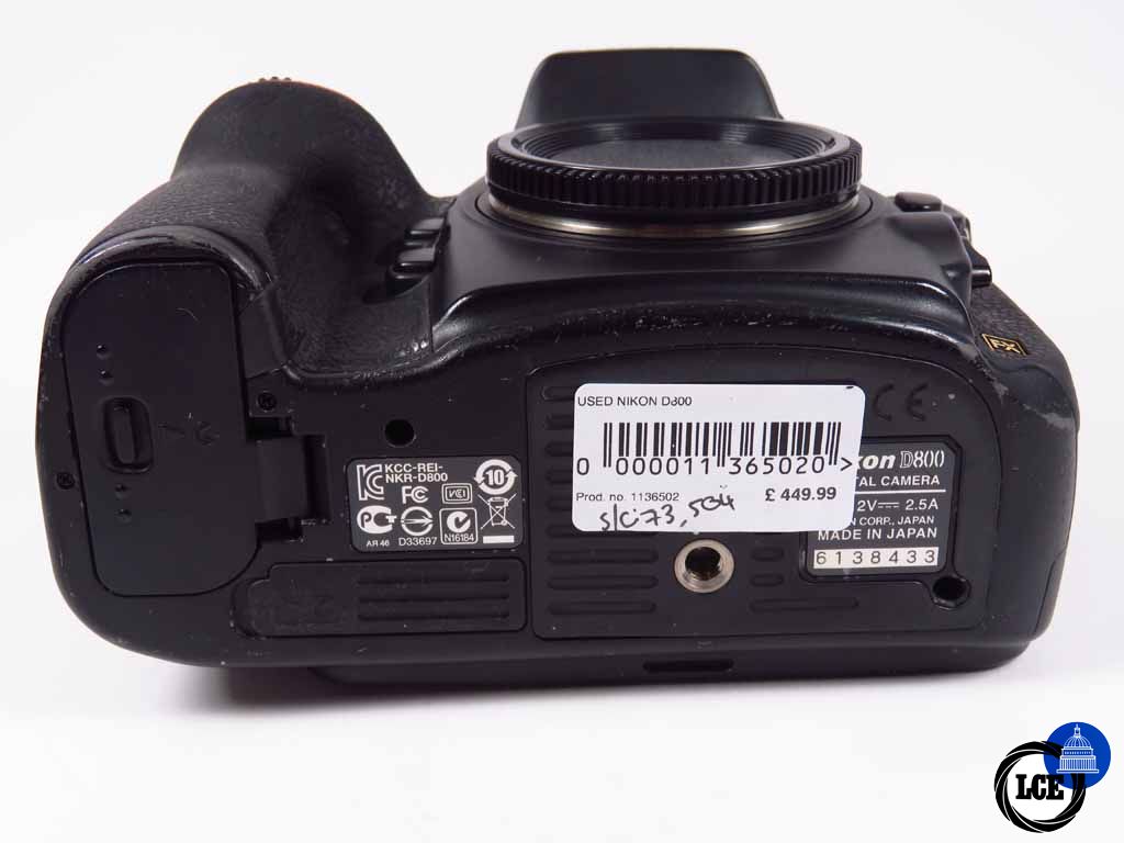 Nikon D800 Body