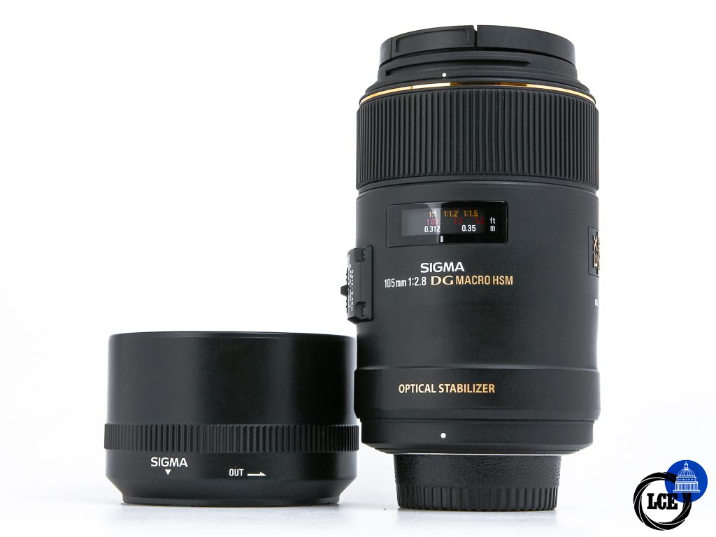 Sigma 105mm f2.8 DG Macro OS HSM Nikon F Mount